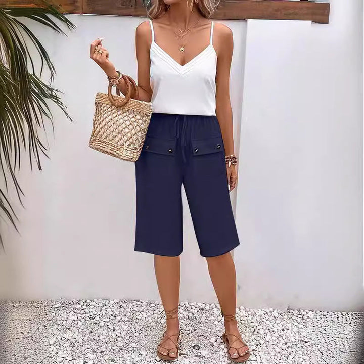 Noria - Taschen-Button-Shorts