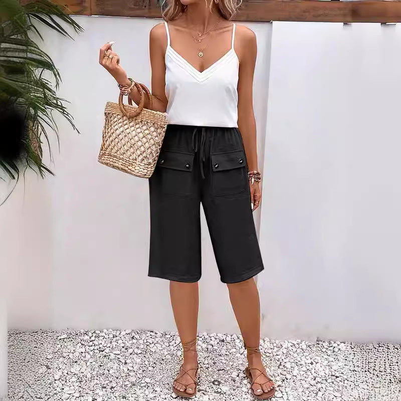 Noria - Taschen-Button-Shorts