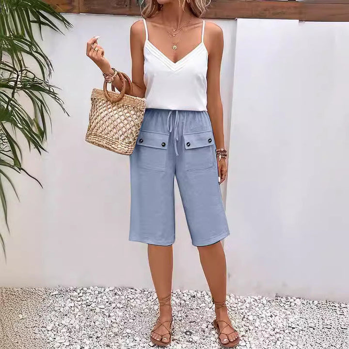 Noria - Taschen-Button-Shorts