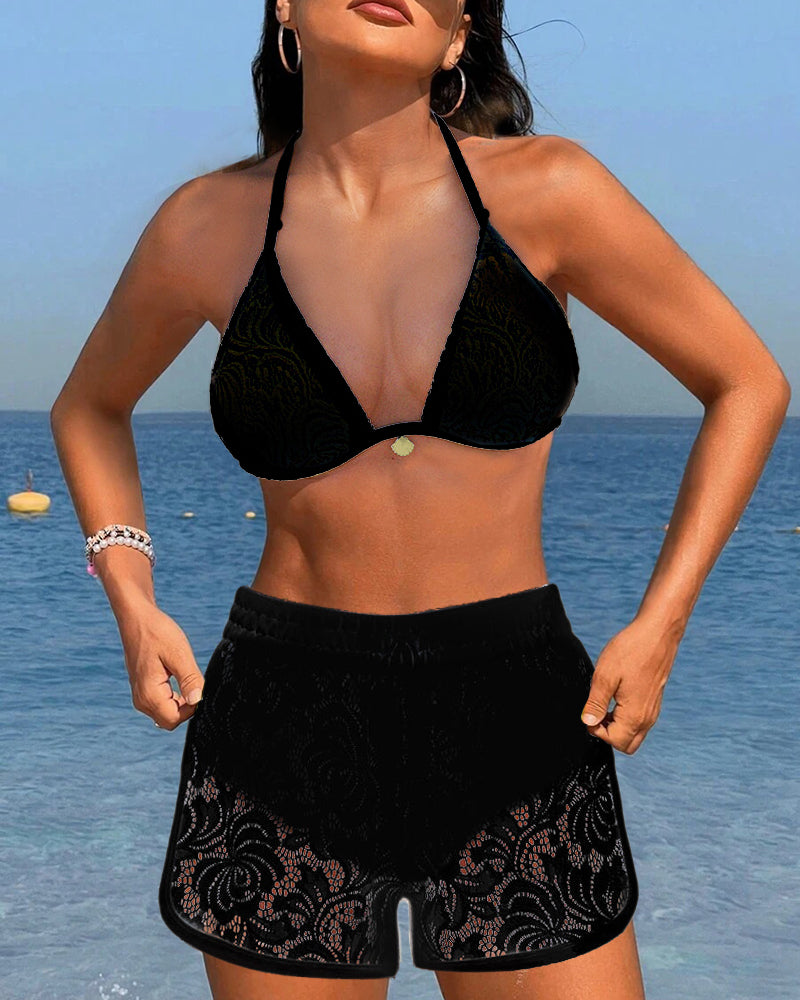 Bloom | Elegantes Spitzen-Bikini-Set