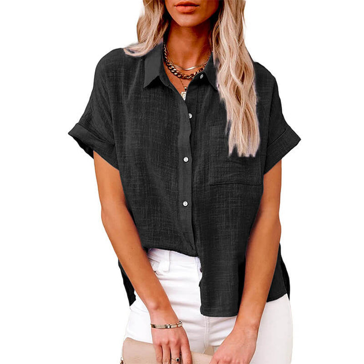 Miraqua - Zeitlose Button-Up Bluse