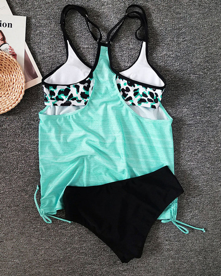 Augustus - Tankini im Leoparden-Design