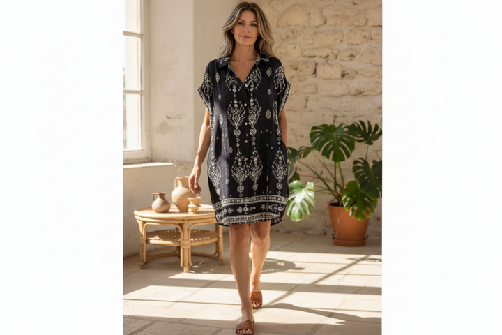Mica - Vintage Boho Kleid