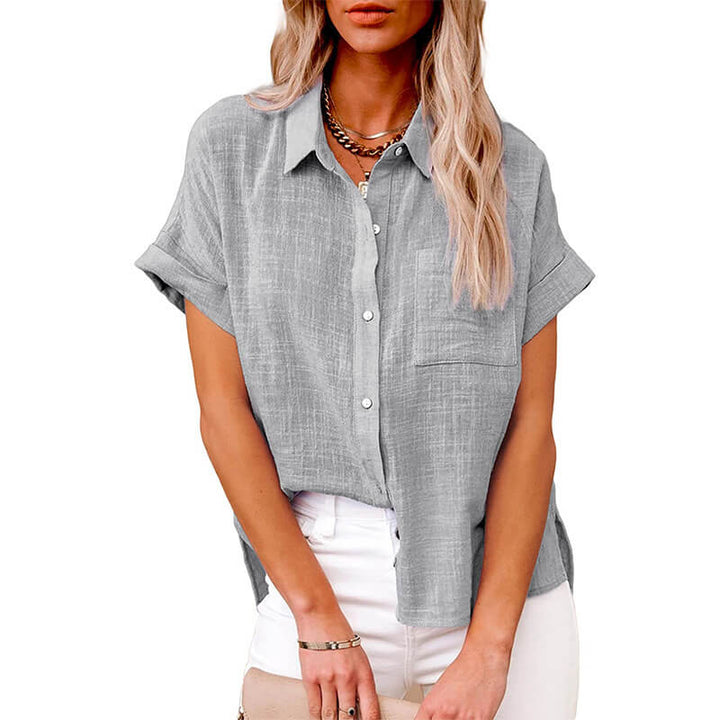 Miraqua - Zeitlose Button-Up Bluse