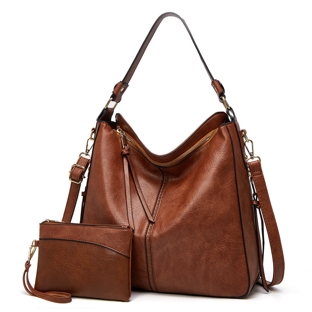 Brooklyn™ Tote Elegance | Große Kapazität Schultertasche