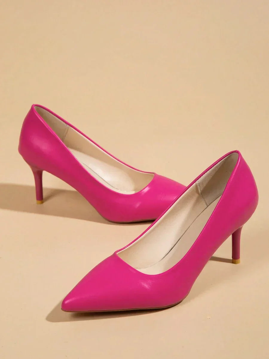 Camila – Zweifarbige Schnalle Slingbacks