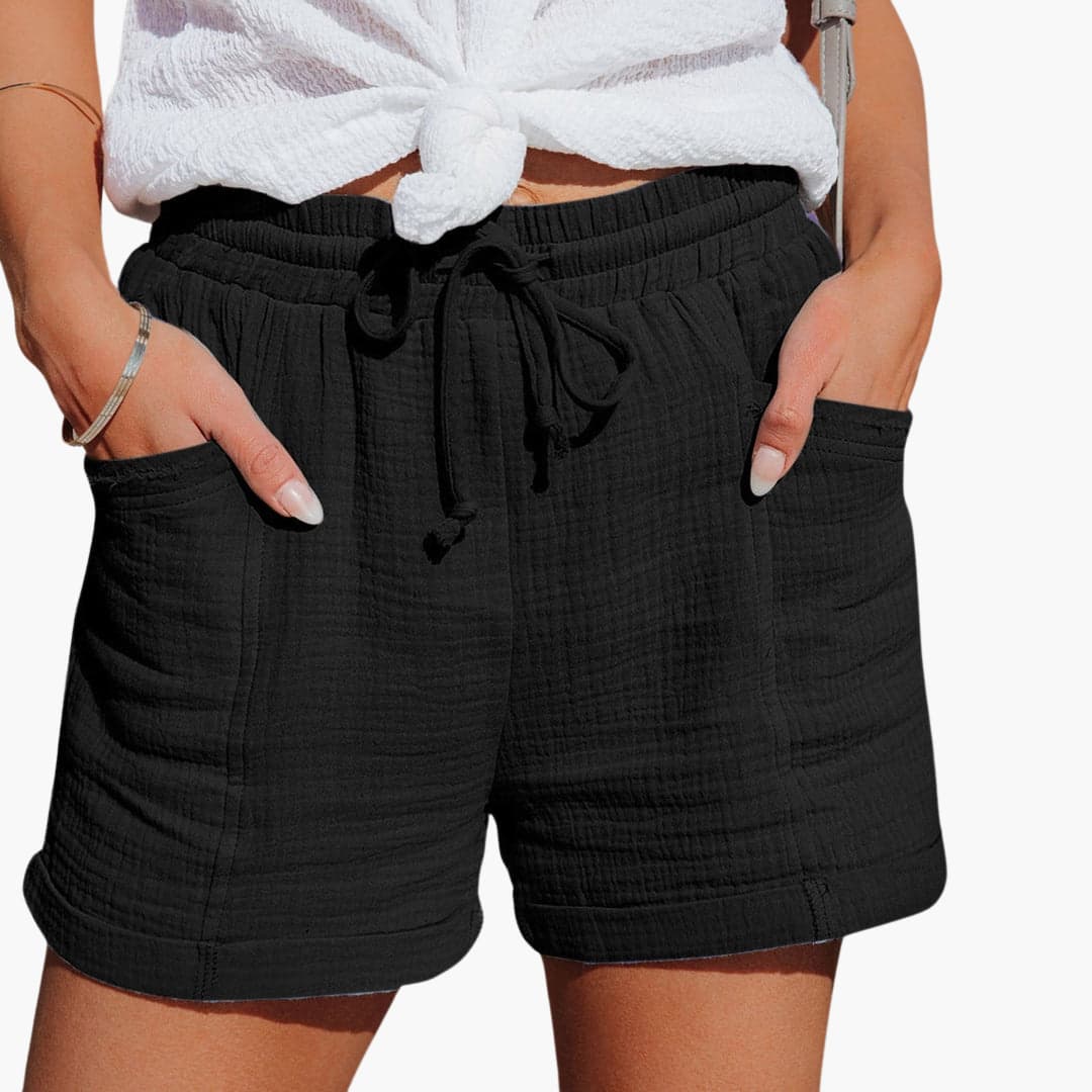 Emma | Stilvolle Freizeitshorts mit Kordelzug