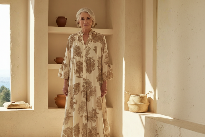 Ophelia - Langes Fließendes Kleid