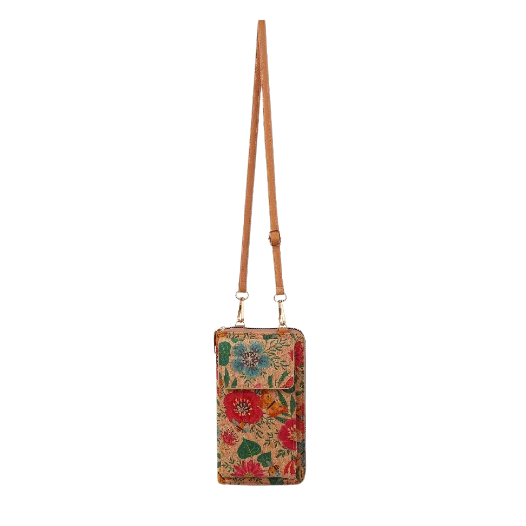Lilla | Boho Blumen Umhängetasche