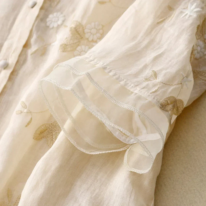 Heliera - Blütenbluse