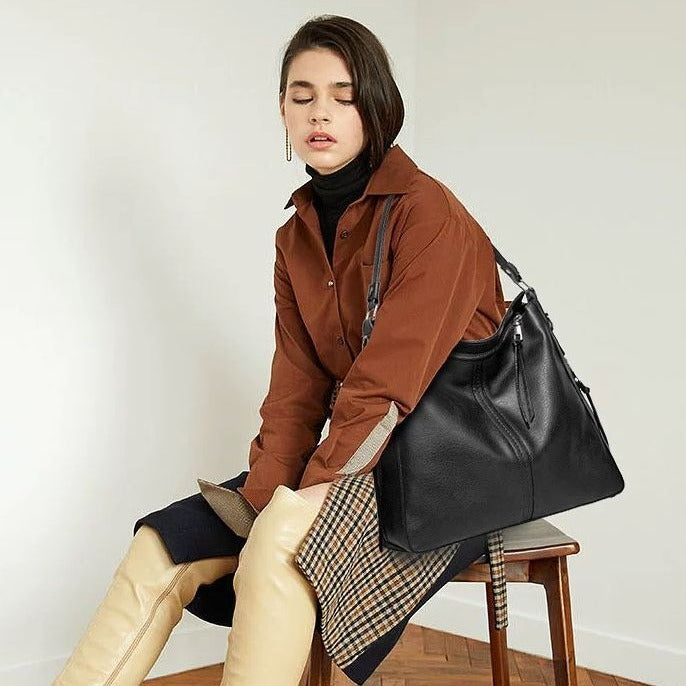Brooklyn™ Tote Elegance | Große Kapazität Schultertasche