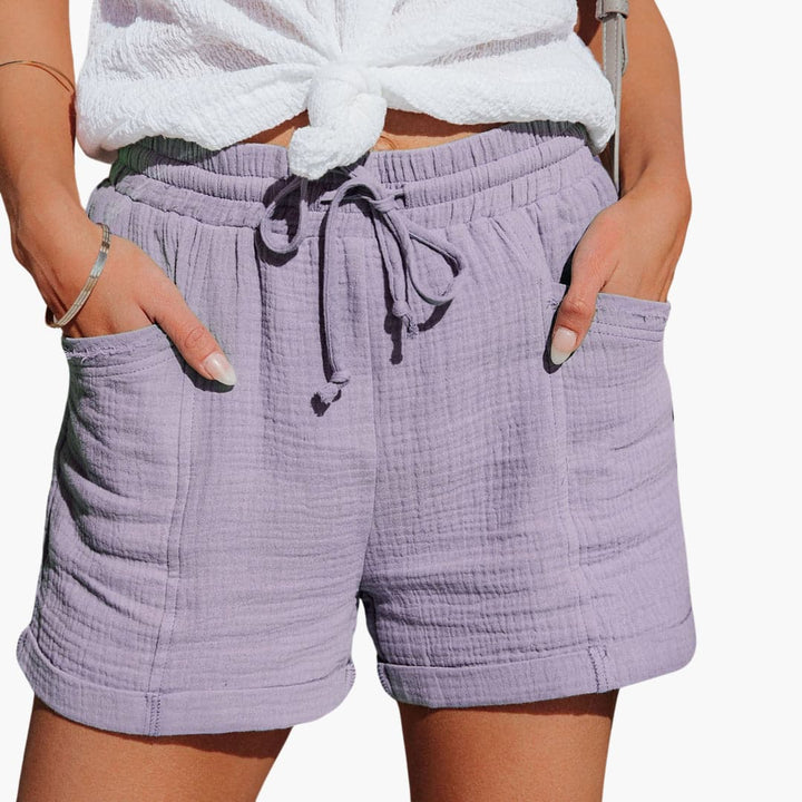 Emma | Stilvolle Freizeitshorts mit Kordelzug