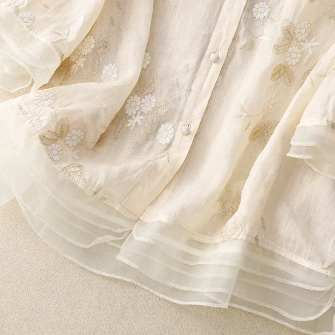 Heliera - Blütenbluse