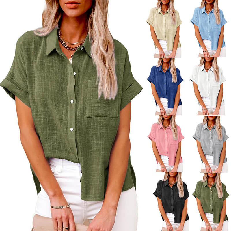 Miraqua - Zeitlose Button-Up Bluse