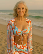 AMALFI - Hochtailliertes Bikini-Set mit Cover-Up