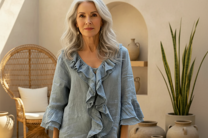 Loralei - Stilvolle Rüschbluse