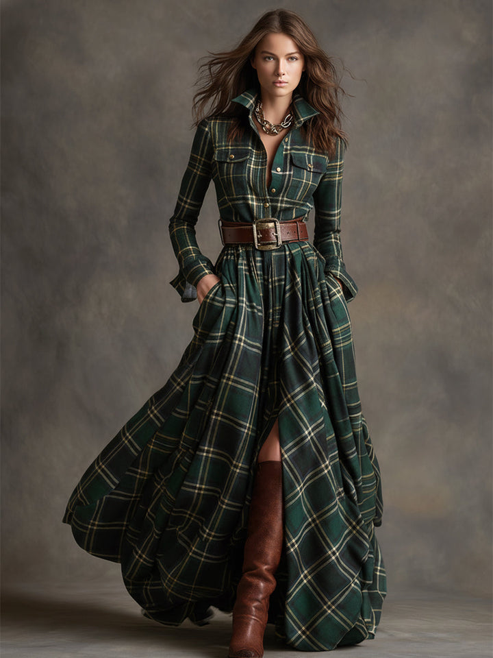 Scarlett | Kleid mit Taillengürtel