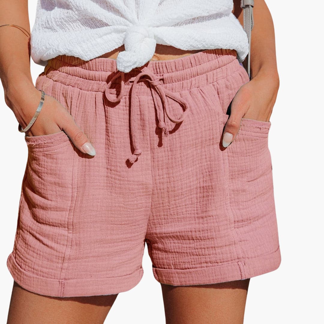 Emma | Stilvolle Freizeitshorts mit Kordelzug