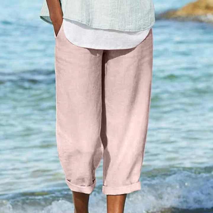 Clydel - Luftige Cropped Pants