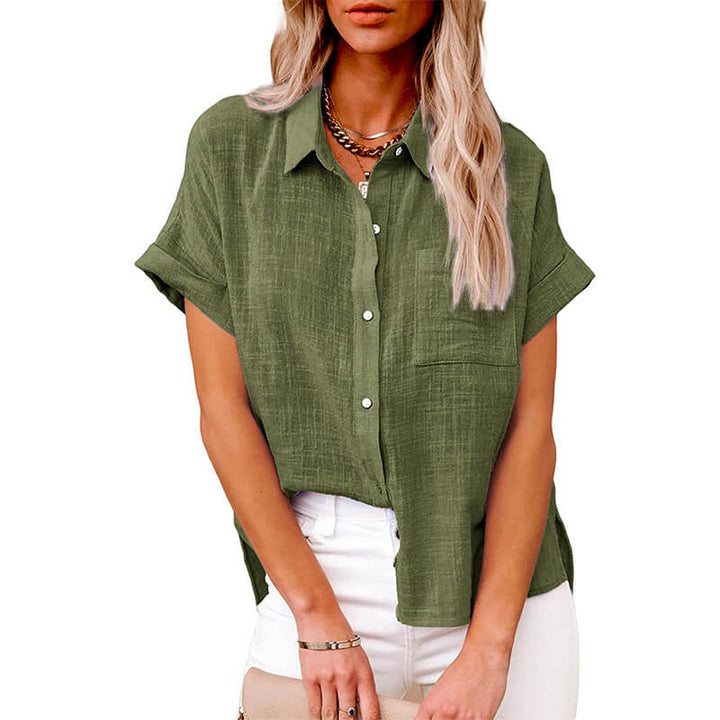 Miraqua - Zeitlose Button-Up Bluse