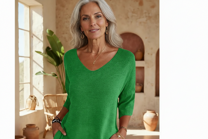 Azure - Entspannt Elegantes Top