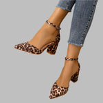 Sabrina – Leopard Chic Blockabsätze