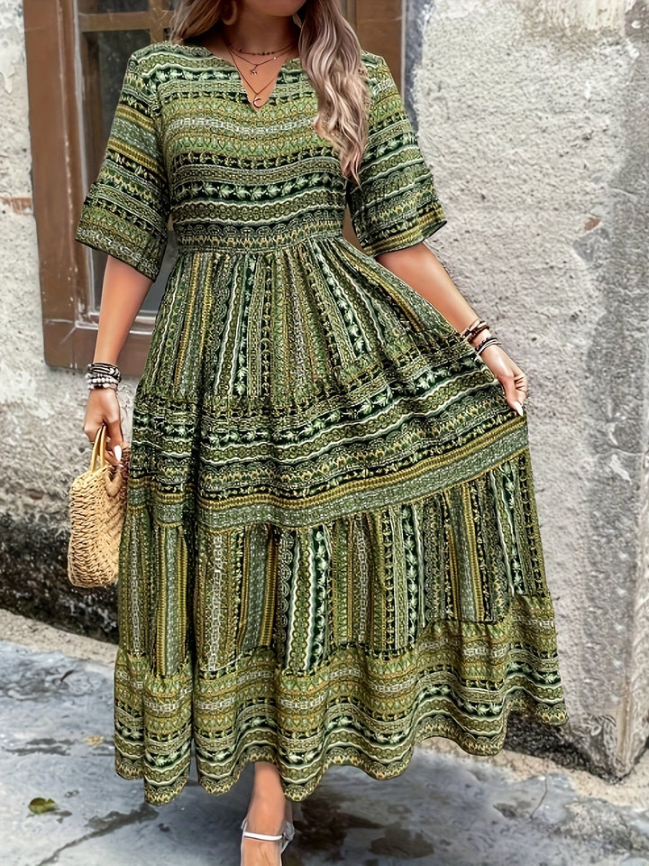 Joraine - Ethnisches Fließendes Kleid