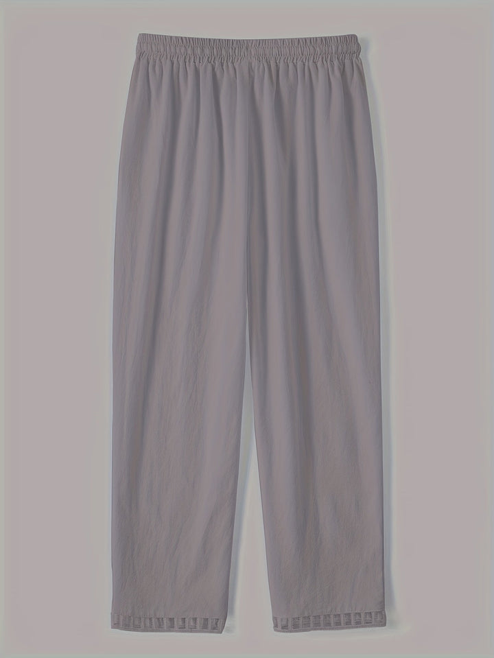 Wren – Kontrastdetails Cropped Relaxed Pants