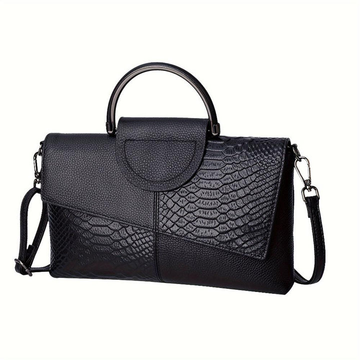 Cassandra | Handtasche mit opulentem Krokodil-Muster