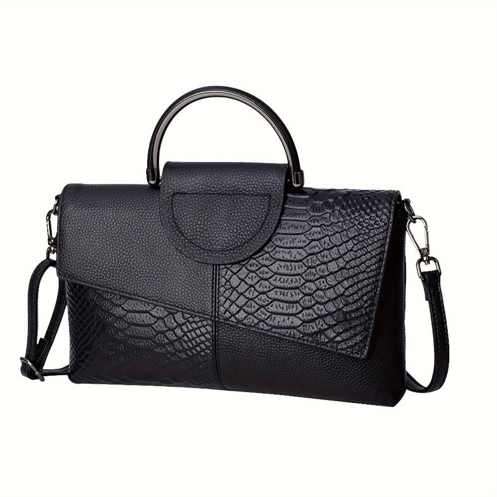 Cassandra | Handtasche mit opulentem Krokodil-Muster