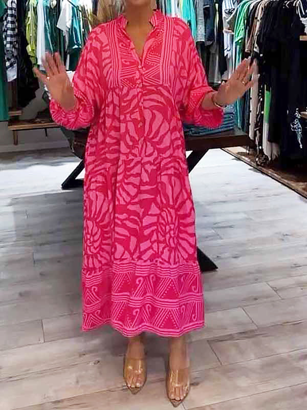 Carmilla - Lebhaft Bedrucktes Kleid