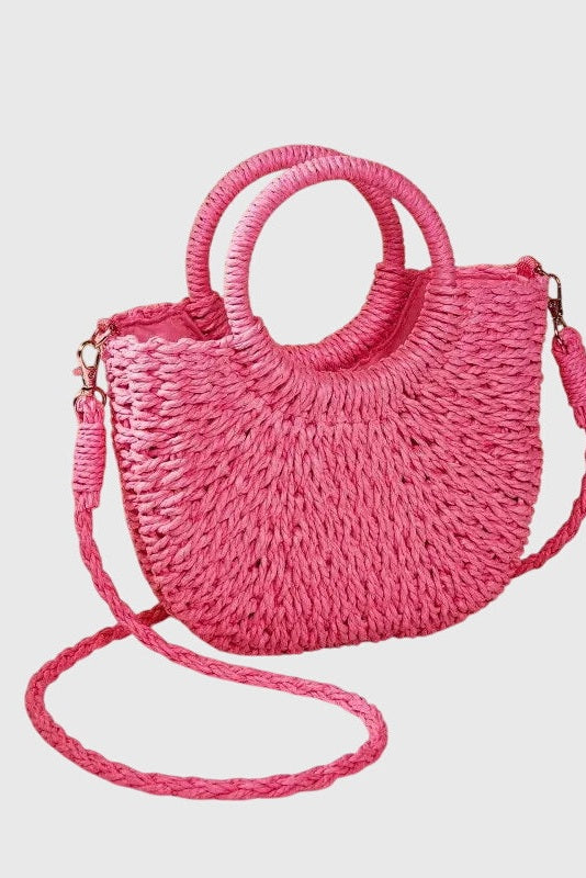 Sommer-Schultertasche – Pink