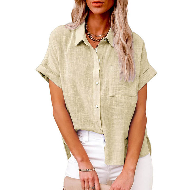Miraqua - Zeitlose Button-Up Bluse