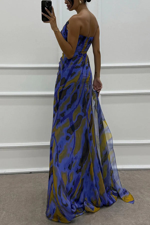 Lorna | Lebhaftes Drapiertes Kleid