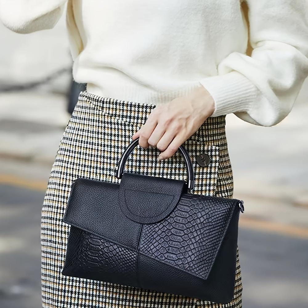 Cassandra | Handtasche mit opulentem Krokodil-Muster