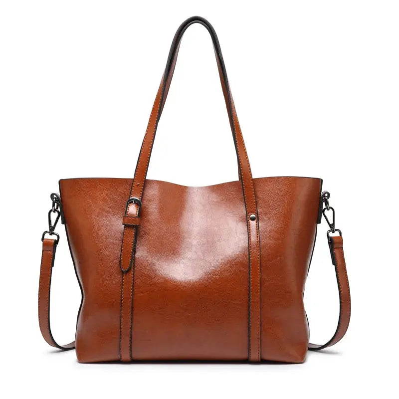Anna's Luxe Classic | Schultertasche aus Kunstleder