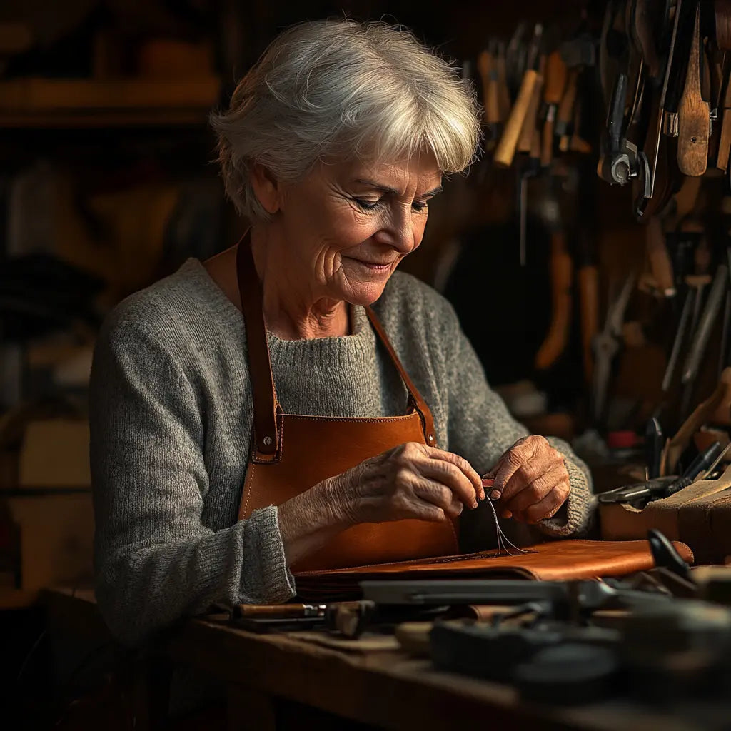 Anna's Luxe Classic | Schultertasche aus Kunstleder