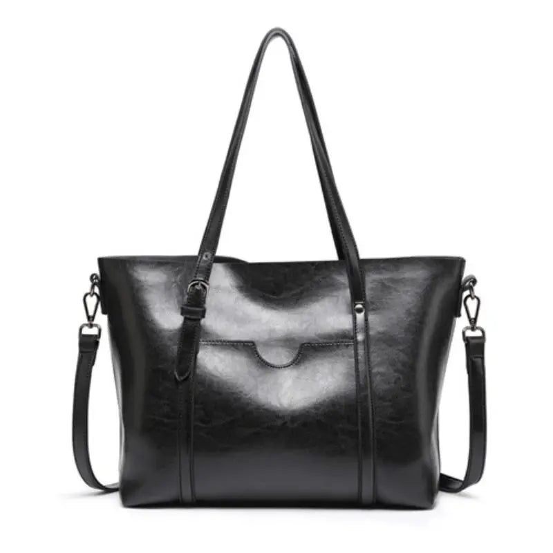 Anna's Luxe Classic | Schultertasche aus Kunstleder