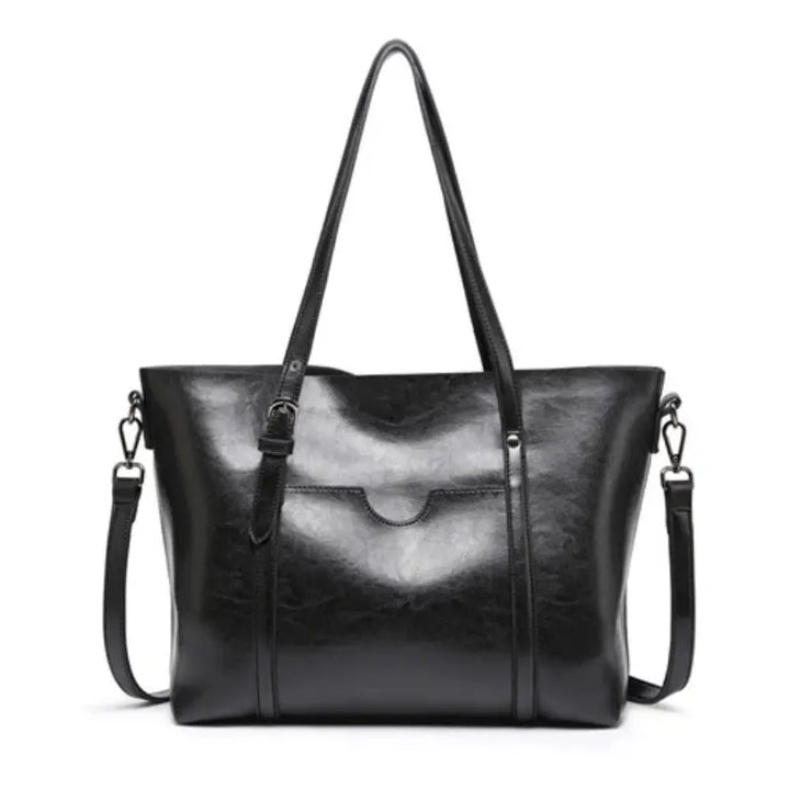 Anna's Luxe Classic | Schultertasche aus Kunstleder