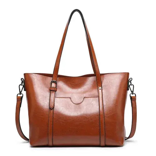 Anna's Luxe Classic | Schultertasche aus Kunstleder