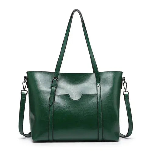 Anna's Luxe Classic | Schultertasche aus Kunstleder