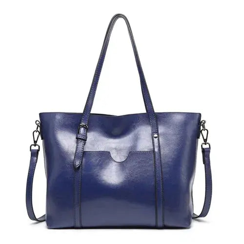 Anna's Luxe Classic | Schultertasche aus Kunstleder