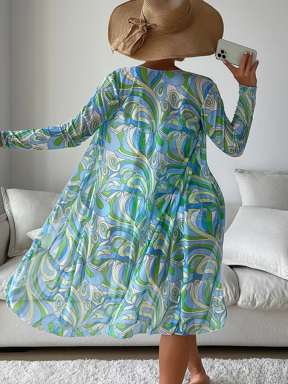 AMALFI - Hochtailliertes Bikini-Set mit Cover-Up