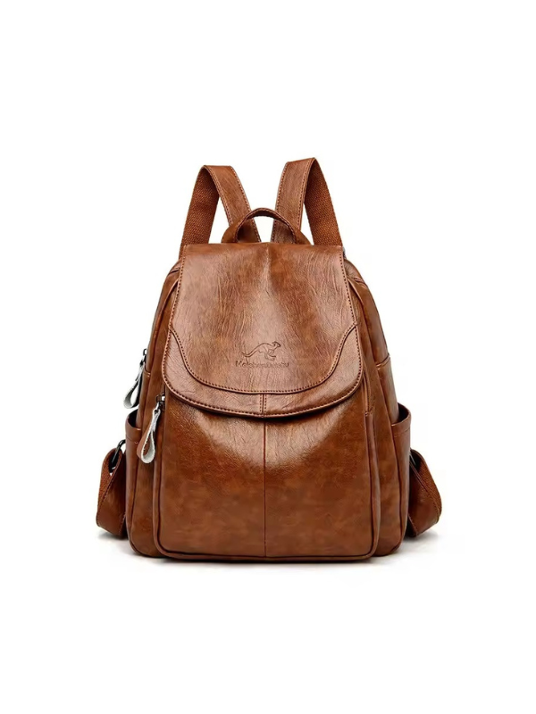 Isla - Diebstahlsicherer PU-Leder Rucksack mit RFID-Schutz und Stilvollem Design