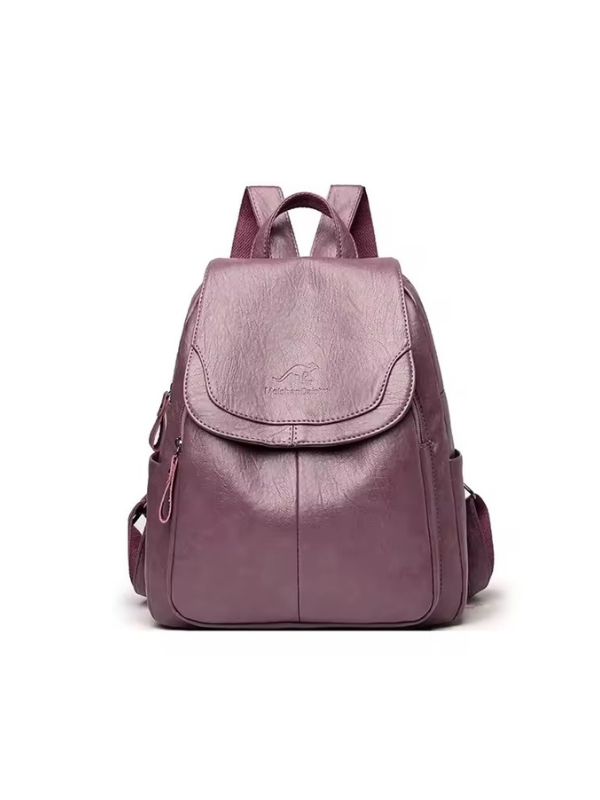 Isla - Diebstahlsicherer PU-Leder Rucksack mit RFID-Schutz und Stilvollem Design