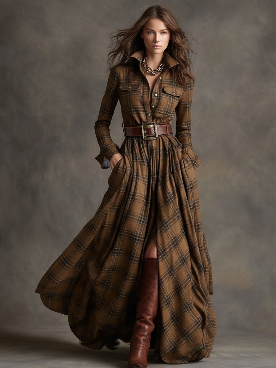 Scarlett | Kleid mit Taillengürtel