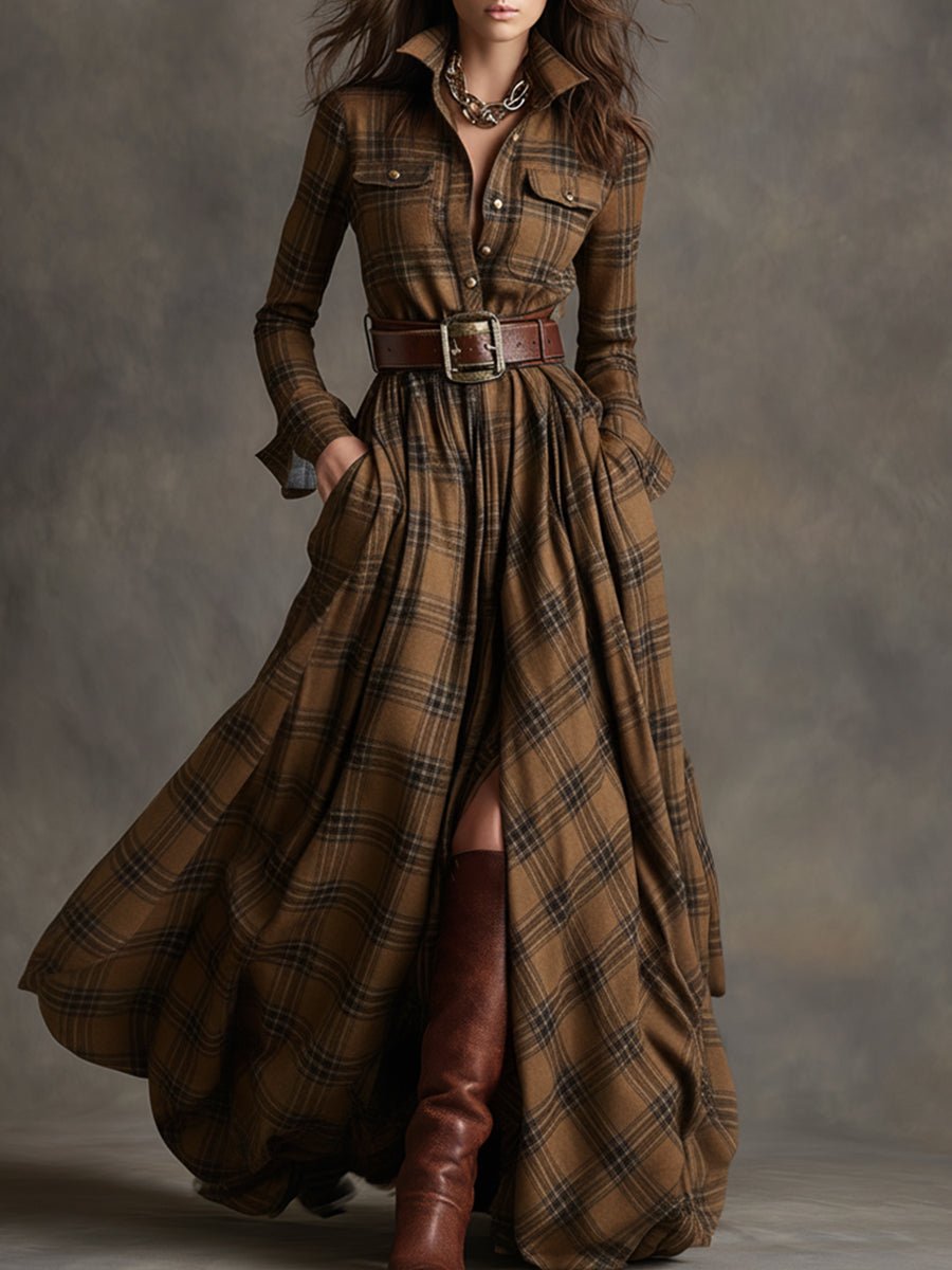 Scarlett | Kleid mit Taillengürtel