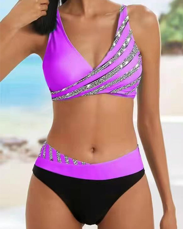Mona - Bikini in warmen Farbtönen