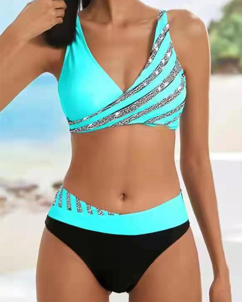 Mona - Bikini in warmen Farbtönen