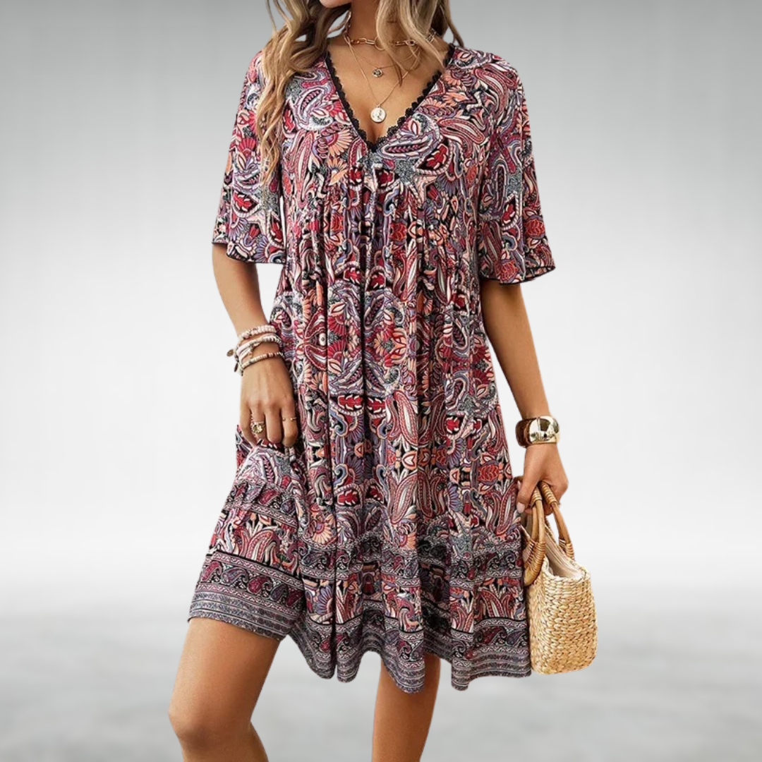 Quinley - Boho Swing Kleid